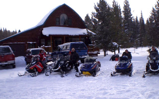 West Yellowstone, Montana Cabins Activities - Snowmobile Rentals